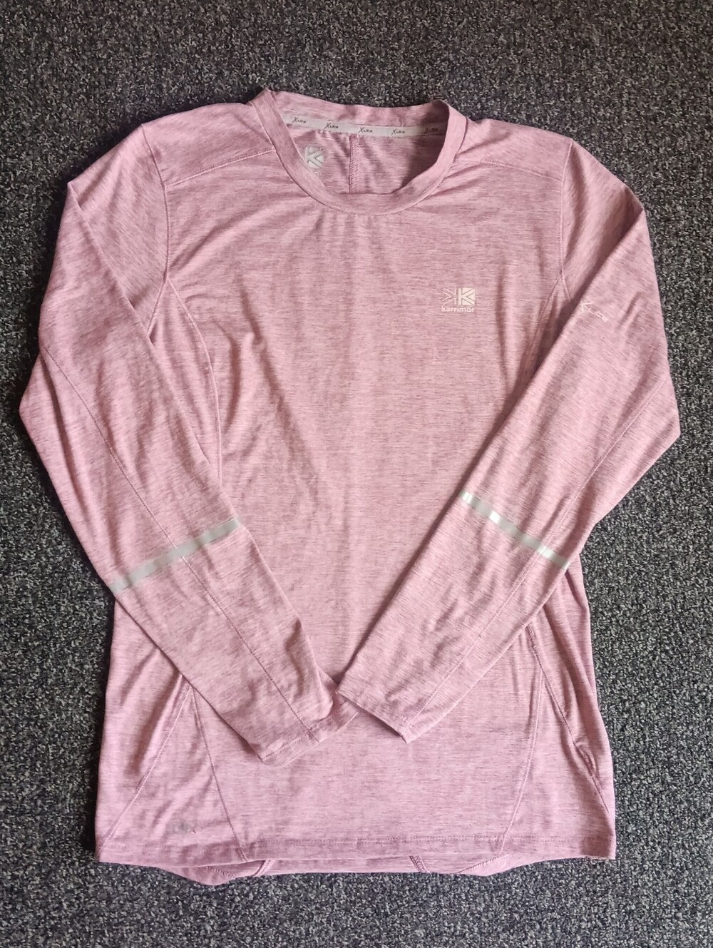 Karrimor Pink Long Sleeve Womens Performance Top Shirt Womens Sz. 8, Training